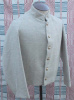 Natural Gray Woolen Jean Cloth 6 Button Jacket